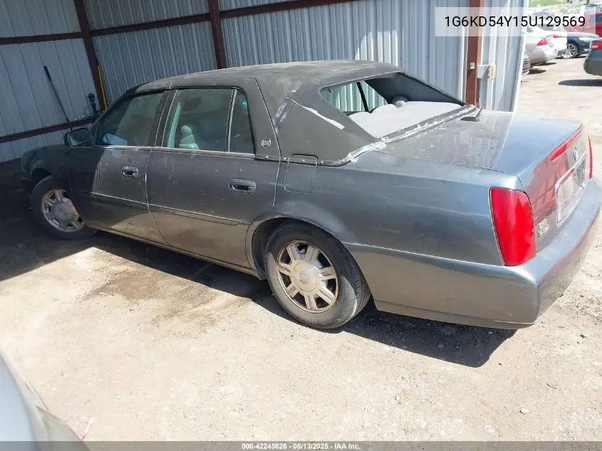 2005 Cadillac Deville Livery VIN: 1G6KD54Y15U129569 Lot: 42245626