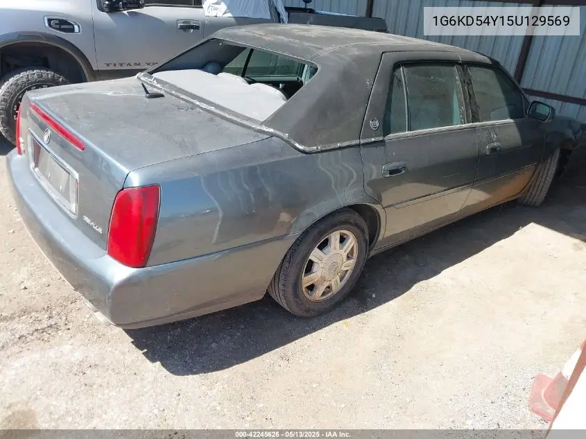 2005 Cadillac Deville Livery VIN: 1G6KD54Y15U129569 Lot: 42245626