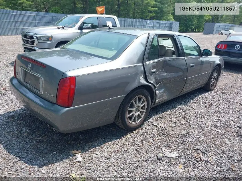 2005 Cadillac Deville Livery VIN: 1G6KD54Y05U211857 Lot: 42481558