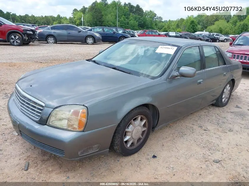 2005 Cadillac Deville Livery VIN: 1G6KD54Y45U207732 Lot: 42508652