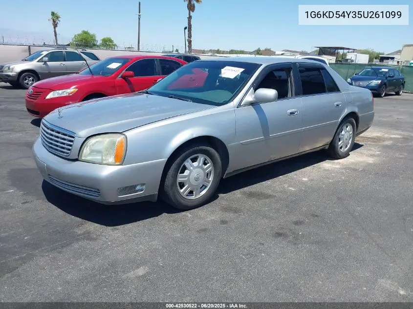 2005 Cadillac Deville Livery VIN: 1G6KD54Y35U261099 Lot: 42530522