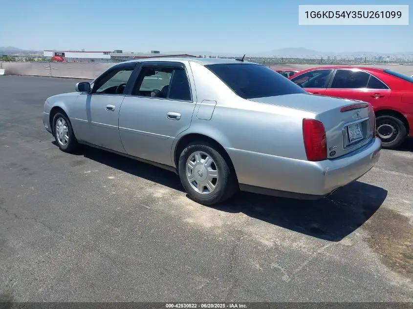 2005 Cadillac Deville Livery VIN: 1G6KD54Y35U261099 Lot: 42530522