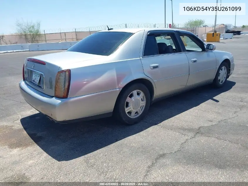 2005 Cadillac Deville Livery VIN: 1G6KD54Y35U261099 Lot: 42530522