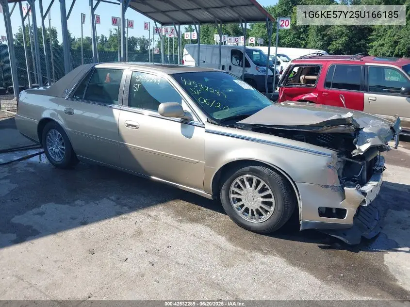 2005 Cadillac Deville Dhs VIN: 1G6KE57Y25U166185 Lot: 42532289