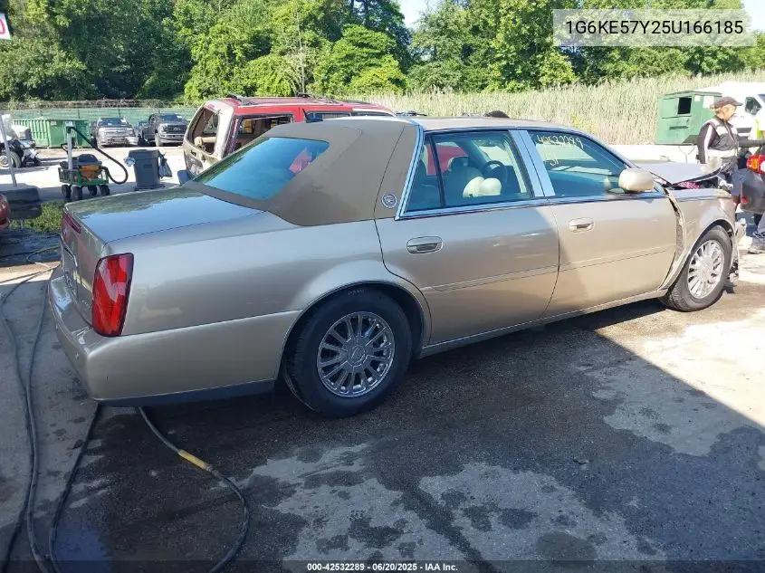 2005 Cadillac Deville Dhs VIN: 1G6KE57Y25U166185 Lot: 42532289