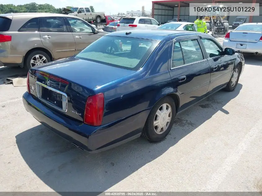 2005 Cadillac Deville Livery VIN: 1G6KD54Y25U101229 Lot: 42535709