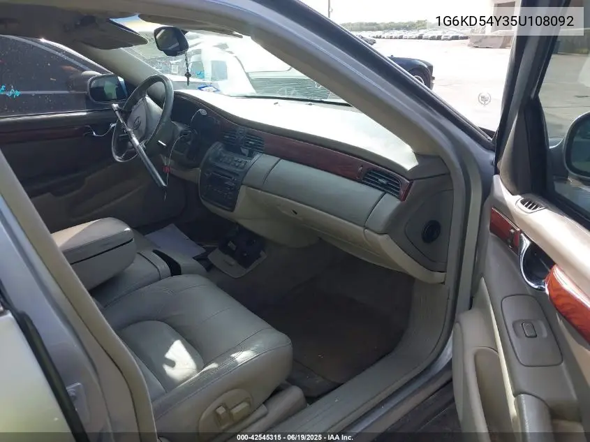 2005 Cadillac Deville Livery VIN: 1G6KD54Y35U108092 Lot: 42545315