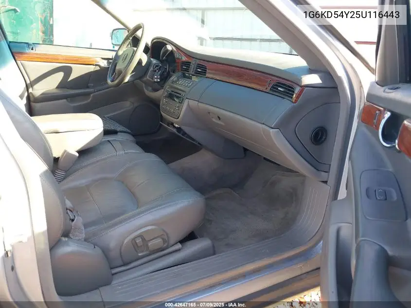 2005 Cadillac Deville Livery VIN: 1G6KD54Y25U116443 Lot: 42647165