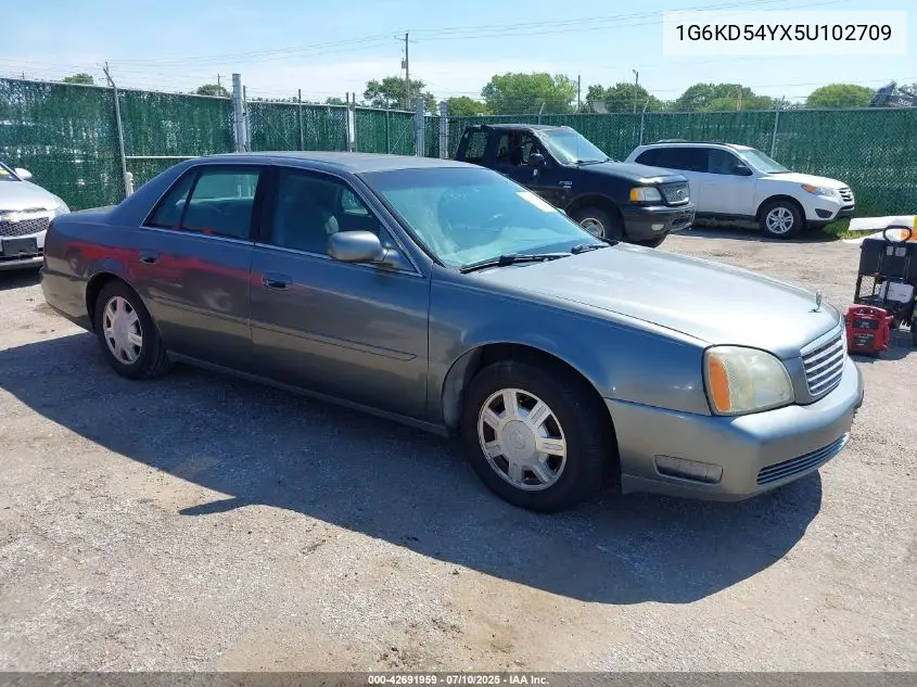 2005 Cadillac Deville Livery VIN: 1G6KD54YX5U102709 Lot: 42691959
