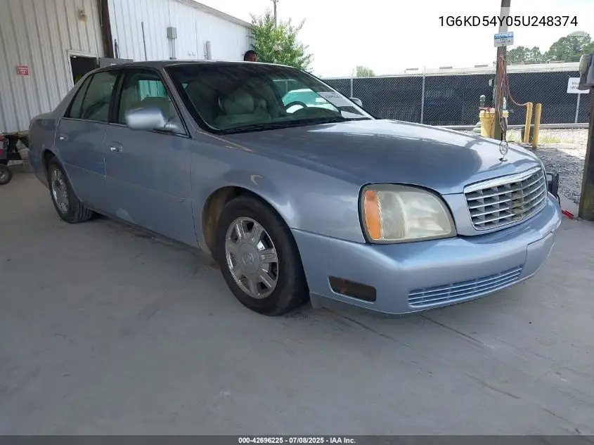 2005 Cadillac Deville Livery VIN: 1G6KD54Y05U248374 Lot: 42696225