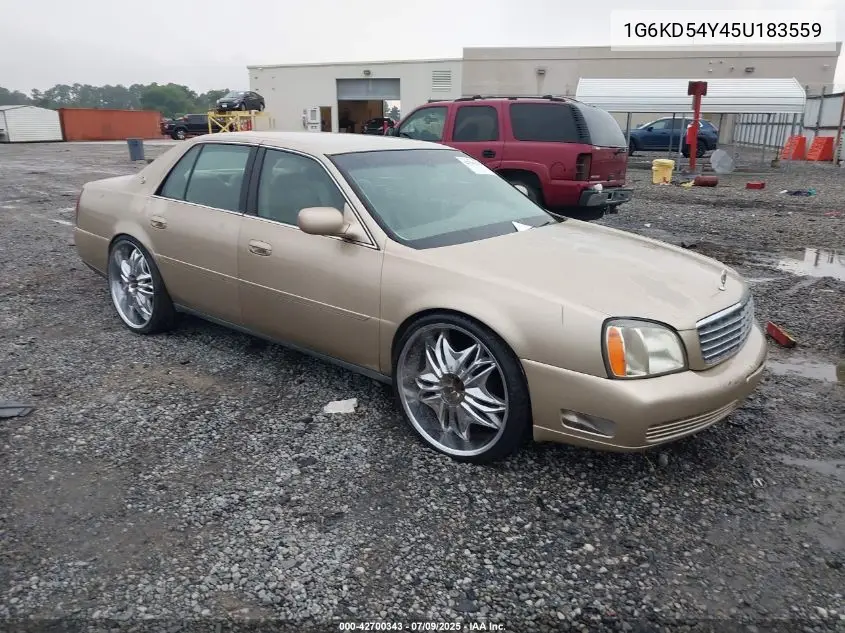 2005 Cadillac Deville Livery VIN: 1G6KD54Y45U183559 Lot: 42700343