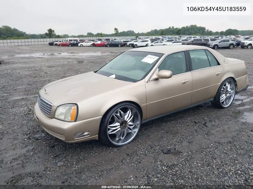 2005 Cadillac Deville Livery VIN: 1G6KD54Y45U183559 Lot: 42700343