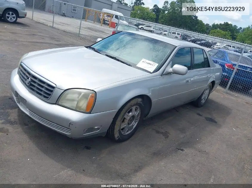 2005 Cadillac Deville Dhs VIN: 1G6KE54Y85U223929 Lot: 42708037