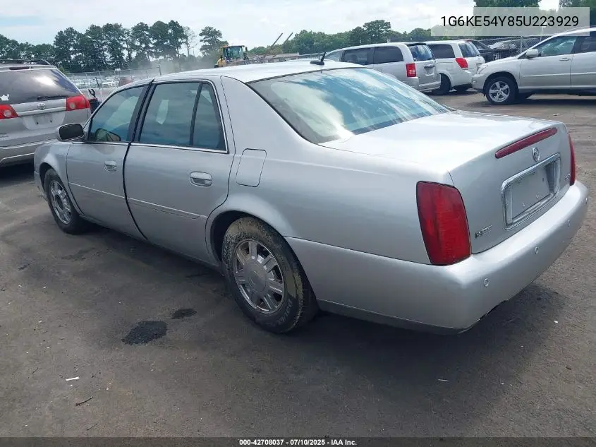 2005 Cadillac Deville Dhs VIN: 1G6KE54Y85U223929 Lot: 42708037