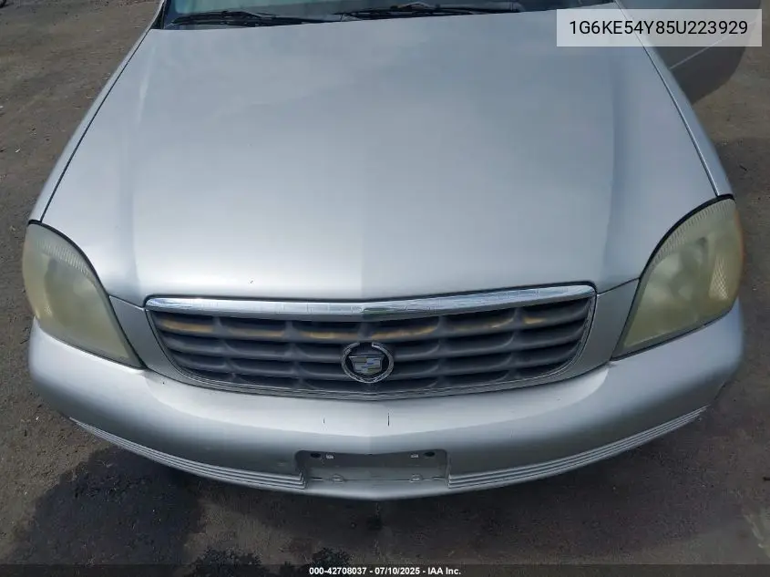 2005 Cadillac Deville Dhs VIN: 1G6KE54Y85U223929 Lot: 42708037