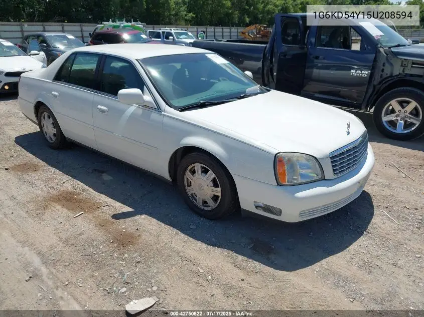 2005 Cadillac Deville Livery VIN: 1G6KD54Y15U208594 Lot: 42750622
