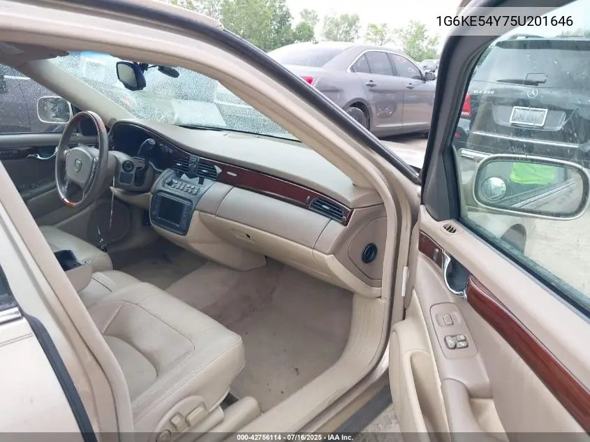 2005 Cadillac Deville Dhs VIN: 1G6KE54Y75U201646 Lot: 42756114