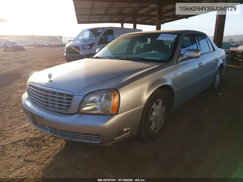 2005 Cadillac Deville VIN: 1G6KD54Y35U260129 Lot: 42767761