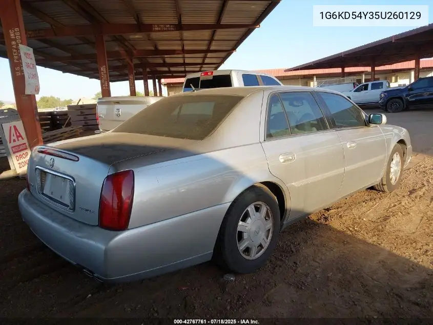 2005 Cadillac Deville VIN: 1G6KD54Y35U260129 Lot: 42767761