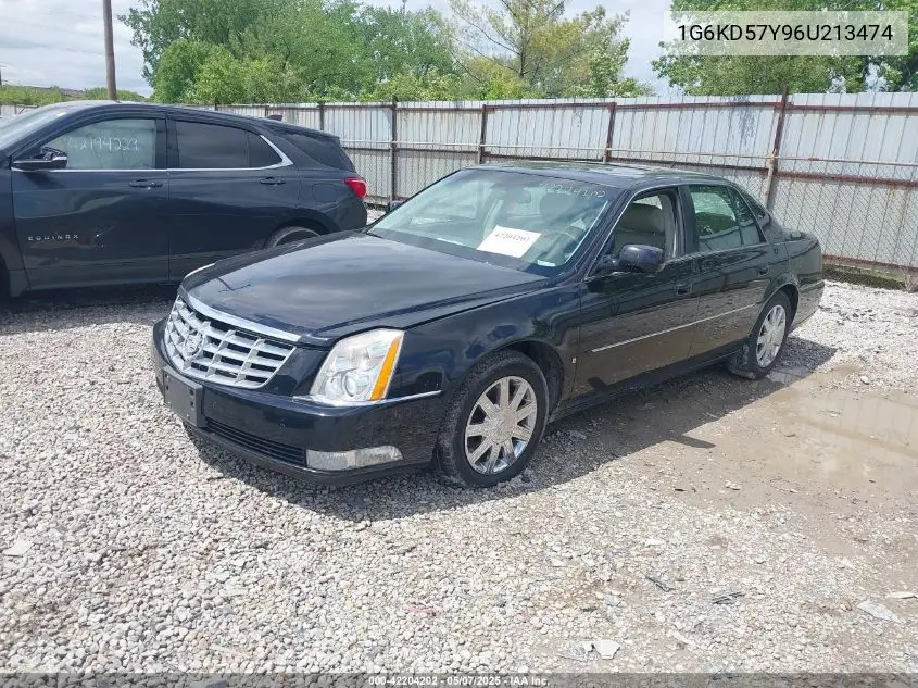 2006 Cadillac Dts VIN: 1G6KD57Y96U213474 Lot: 42204202