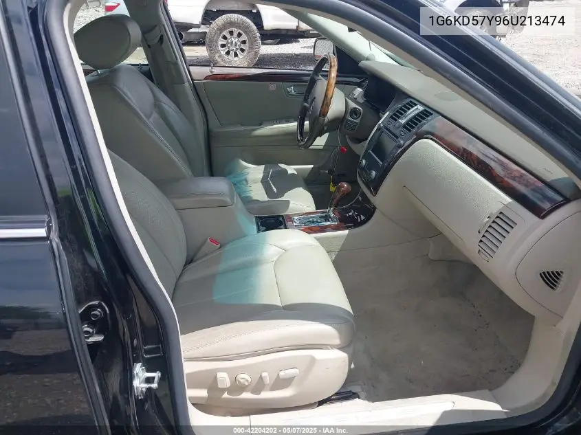 2006 Cadillac Dts VIN: 1G6KD57Y96U213474 Lot: 42204202