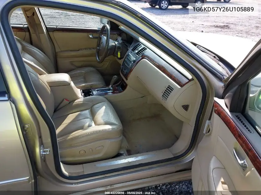 2006 Cadillac Dts VIN: 1G6KD57Y26U105889 Lot: 42220098