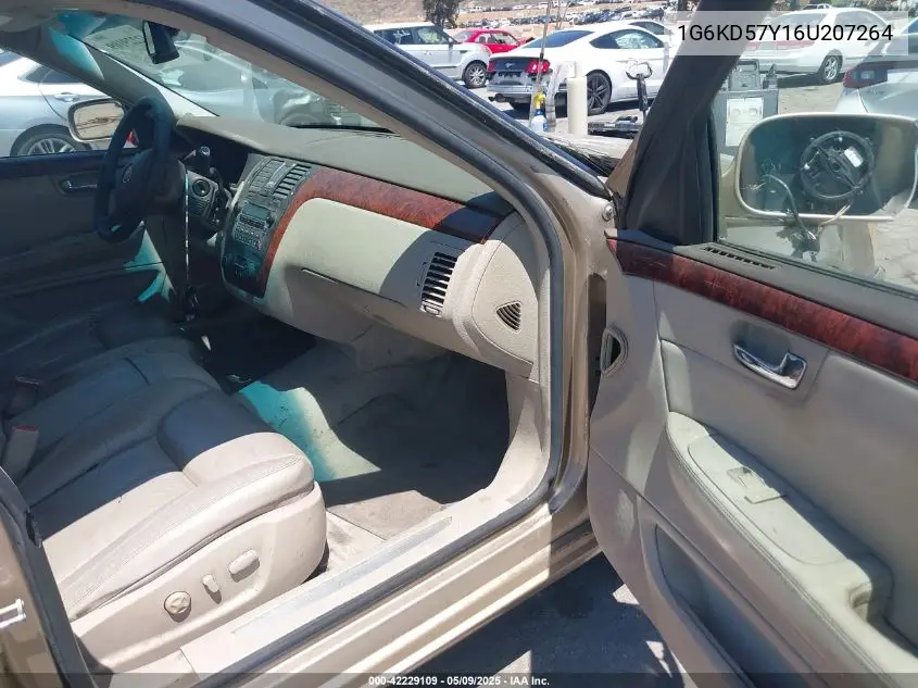 2006 Cadillac Dts VIN: 1G6KD57Y16U207264 Lot: 42229109