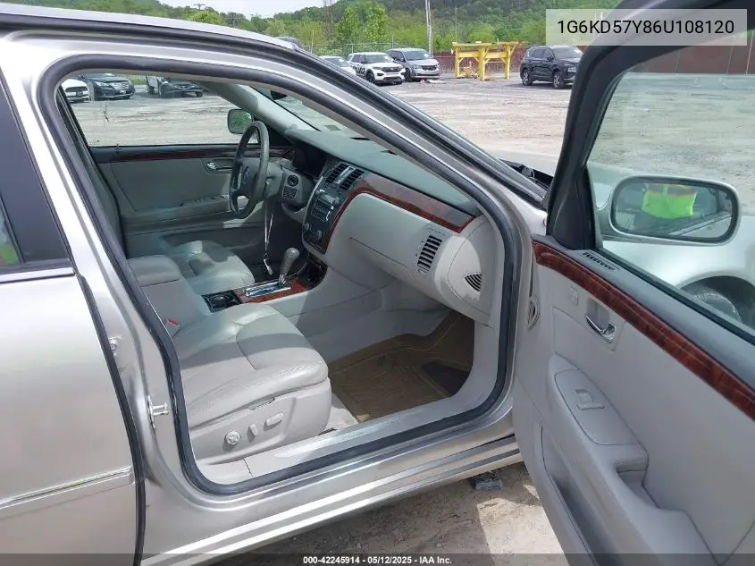 2006 Cadillac Dts VIN: 1G6KD57Y86U108120 Lot: 42245914