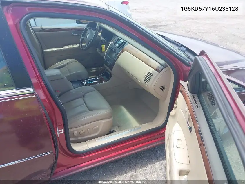 2006 Cadillac Dts VIN: 1G6KD57Y16U235128 Lot: 42518035