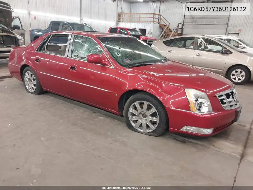 2006 Cadillac Dts VIN: 1G6KD57Y36U126122 Lot: 42530795