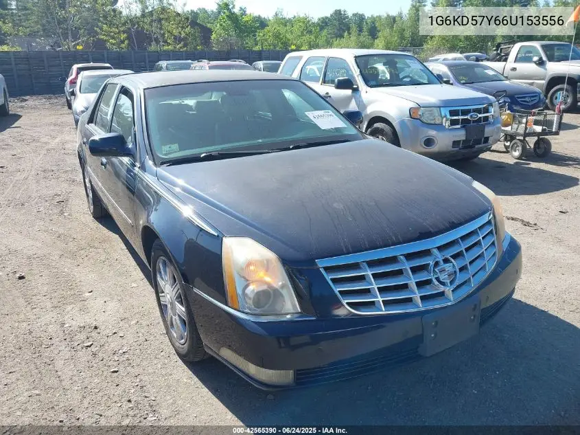 2006 Cadillac Dts VIN: 1G6KD57Y66U153556 Lot: 42565390