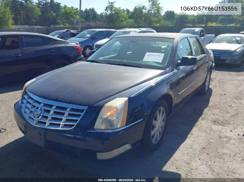 2006 Cadillac Dts VIN: 1G6KD57Y66U153556 Lot: 42565390