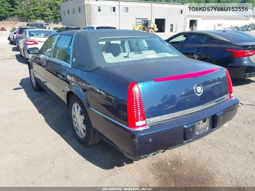 2006 Cadillac Dts VIN: 1G6KD57Y66U153556 Lot: 42565390