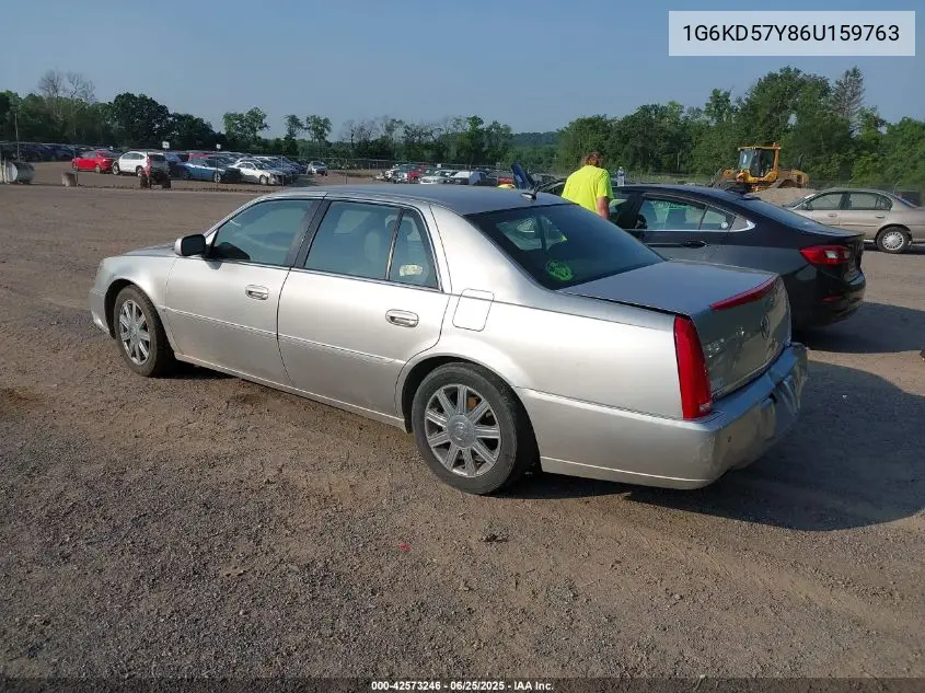 2006 Cadillac Dts VIN: 1G6KD57Y86U159763 Lot: 42573246