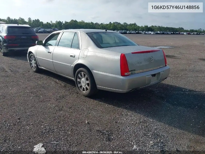 2006 Cadillac Dts Standard VIN: 1G6KD57Y46U148856 Lot: 42627814