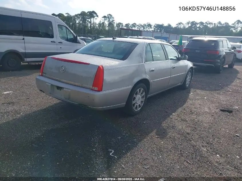 2006 Cadillac Dts Standard VIN: 1G6KD57Y46U148856 Lot: 42627814