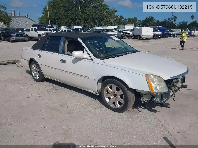 2006 Cadillac Dts Performance VIN: 1G6KD57966U132215 Lot: 42676875
