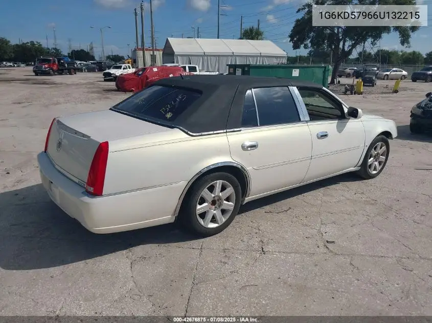2006 Cadillac Dts Performance VIN: 1G6KD57966U132215 Lot: 42676875