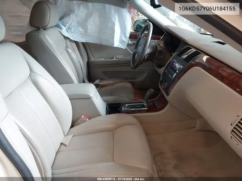 2006 Cadillac Dts Standard VIN: 1G6KD57Y06U184155 Lot: 42699712