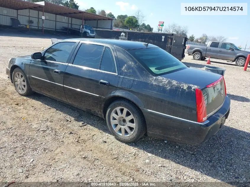 2007 Cadillac Dts Performance VIN: 1G6KD57947U214574 Lot: 41510643