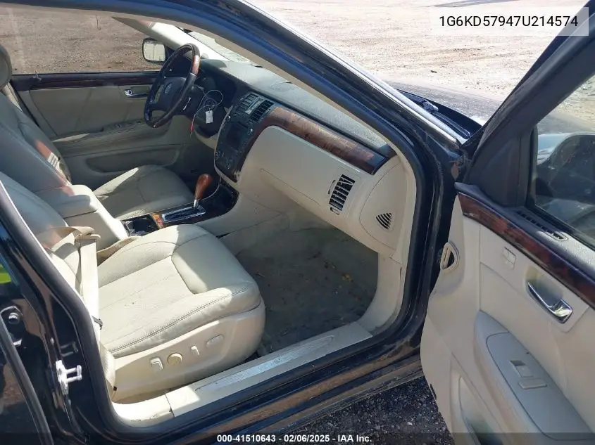 2007 Cadillac Dts Performance VIN: 1G6KD57947U214574 Lot: 41510643