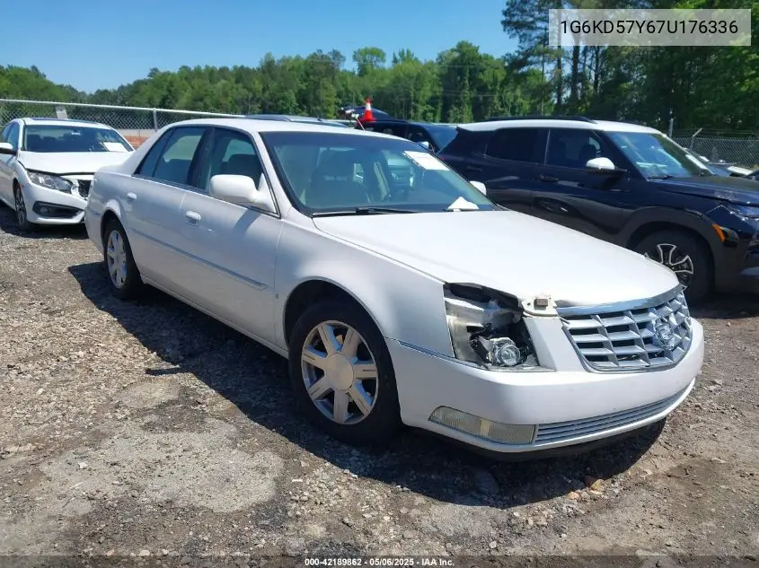 2007 Cadillac Dts V8 VIN: 1G6KD57Y67U176336 Lot: 42189862