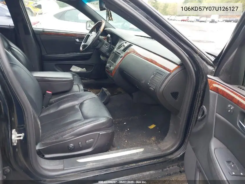 2007 Cadillac Dts Standard VIN: 1G6KD57Y07U126127 Lot: 42206287