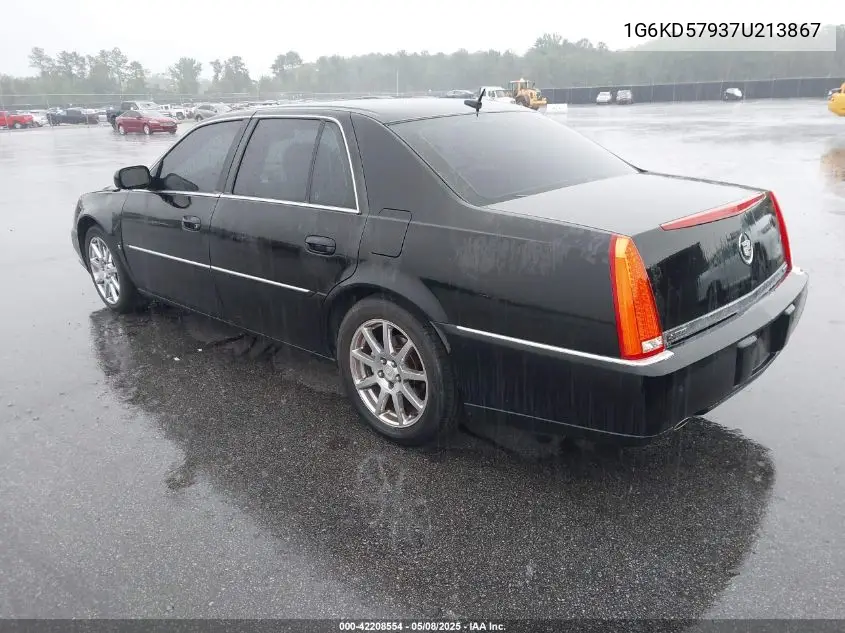 2007 Cadillac Dts Performance VIN: 1G6KD57937U213867 Lot: 42208554