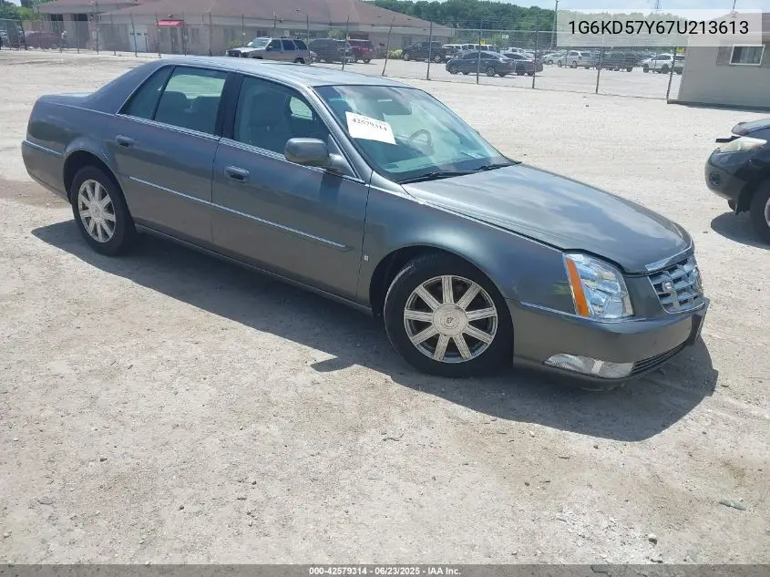 2007 Cadillac Dts Luxury Ii VIN: 1G6KD57Y67U213613 Lot: 42579314