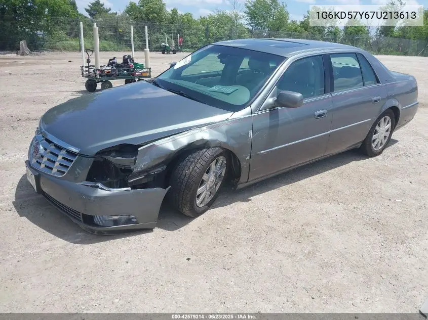2007 Cadillac Dts Luxury Ii VIN: 1G6KD57Y67U213613 Lot: 42579314