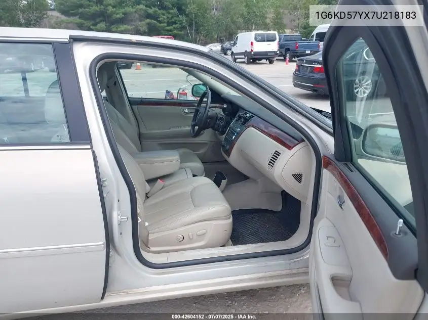 2007 Cadillac Dts Luxury I VIN: 1G6KD57YX7U218183 Lot: 42604152