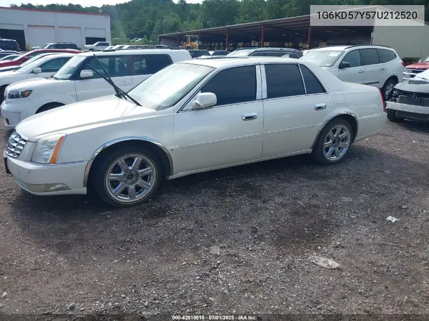 2007 Cadillac Dts Luxury I VIN: 1G6KD57Y57U212520 Lot: 42610818
