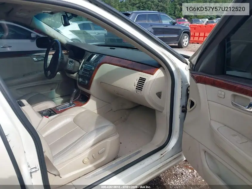 2007 Cadillac Dts Luxury I VIN: 1G6KD57Y57U212520 Lot: 42610818