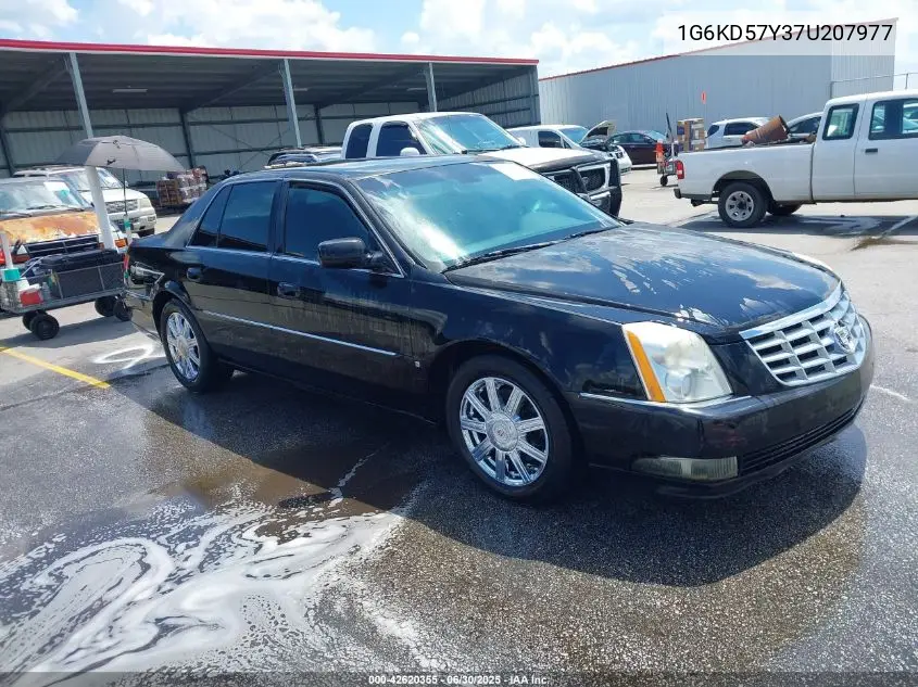 2007 Cadillac Dts Luxury Ii VIN: 1G6KD57Y37U207977 Lot: 42620355